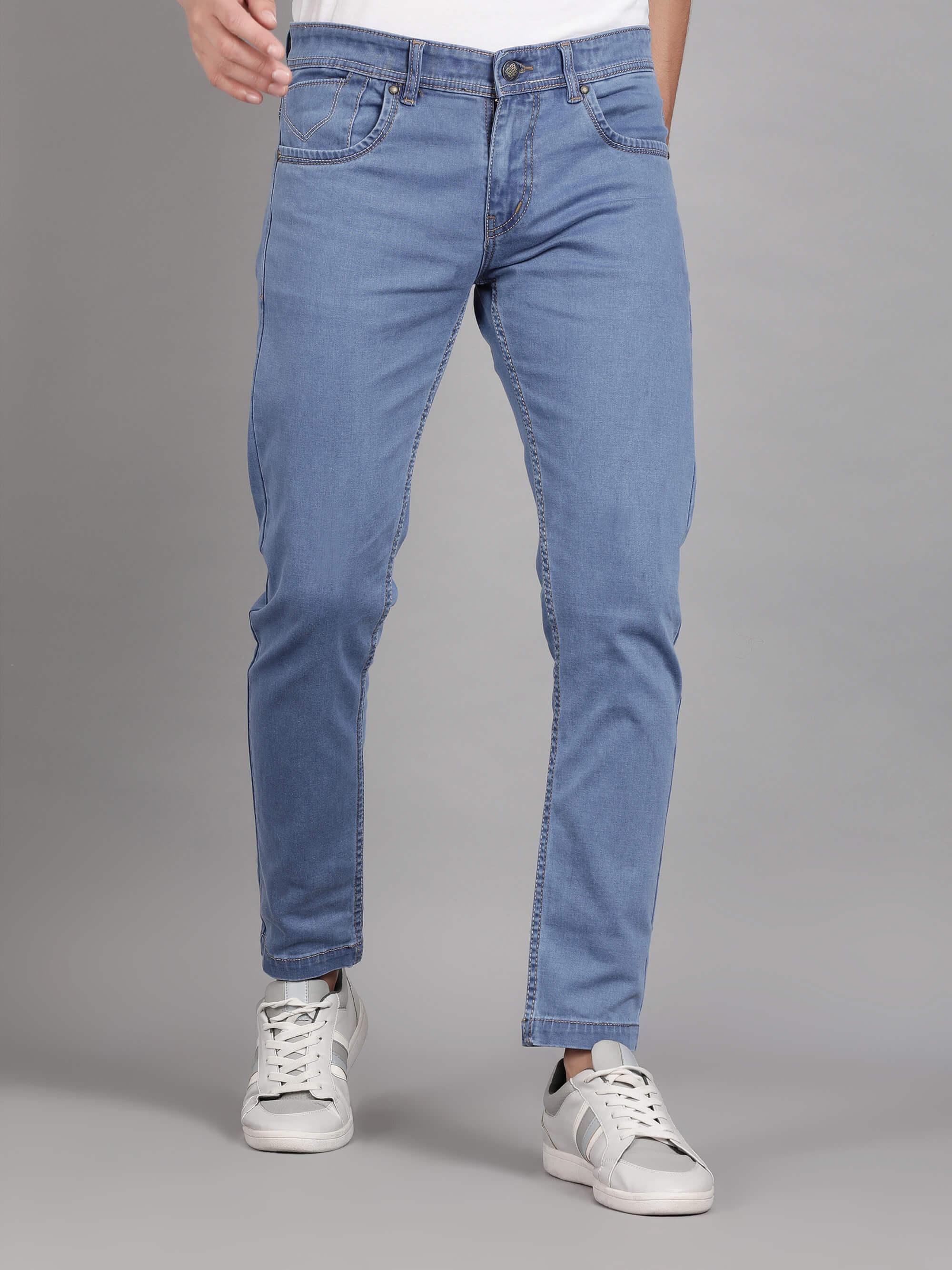 Buy Vintage Blue Jeans Wear Light Blue Jeans - Jeans for Men 947305 | Myntra
